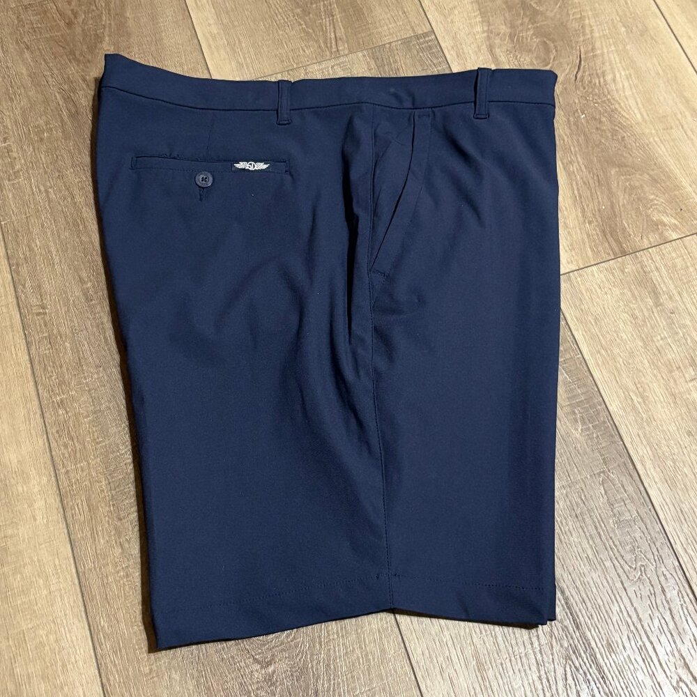 Straight Down Drake Golf Shorts Size 40 Navy Blue ~Excellent Cond~